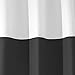 iDesign Zeno Wide Stripe Shower Curtain for Master, Guest, Kids', College Dorm Bathroom, 72