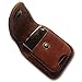 Fliptop Leather Lighter Pouch Holder Case with Belt Loop (Brown)thumb 4