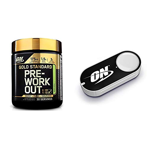 Optimum Nutrition Gold Standard Pre Workout with Creatine, Beta-Alanine, and Caffeine for Energy, Flavor: Green Apple, 30 Servings + Optimum Nutrition