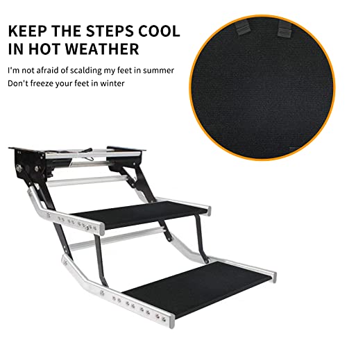 KENUOS RV Step Covers 3 Packs,RV Step Rugs Wrap Around 22 Inch Wide