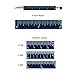 Monteverde USA 9-in-1 Tool Ballpoint Pen in Blue – Multifunctional Pen with Stylus, Screwdrivers, Level, and Ruler – Exclusive Collection, Ideal Gift for Professionals
