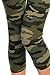 VIV Collection Plus Size Print Capri Leggings, Green Army Camouflage
