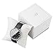 BaIDI Men's Wrist Watch Quartz Wristwatch with Genuine Leather Strap Analog Watches for Men (Black)