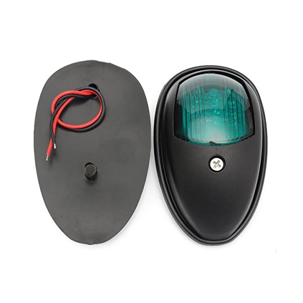Boat-Navigation-Lights-YESSHOW-New-Marine-LED-Navigation-Lamp-Port-Bow-Side-Starboard-Lights-Red-Green-LED-for-Chandlery-Boat-Yacht-Skeeter-Safety-Lights-Deck-Mount-DC-12V-24V