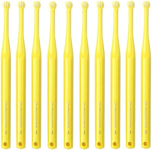 オーラルケア オーソテン(Ortho10) 矯正中歯ブラシ 10本(パールイエロー)