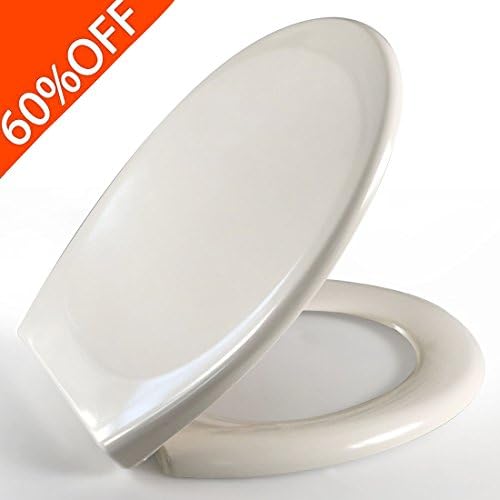 Toilet Seat featuring Whisper-Close, Easy Clean &amp; Change Hinges