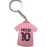 Generic Messi Keychain from Intermiami Soccer Gift for Men, Women & Kids Gift for fans, Small, Black, Pink