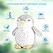 Samxic Baby Shower Gift - White Noise Sound Machine, Sleep Soother, Baby Sound Machine with Sleep Aid Night Light, Lullabies & Timer Setting (Penguin)
