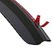 Window Visor Compatible with 2013-2018 Nissan Altima Sedan, Acrylic Unpainted Black Sun Rain Shade Guard Wind Vent Air Deflector by IKON MOTORSPORTS, 2014 2015 2016