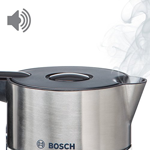 Bosch kabelloser Wasserkocher TWK8611P, Abschaltautomatik, Ãberhitzungsschutz, Temperaturwahl, Warmhaltefunktion, 1,5 L, 2400 W, weià – Bild 5