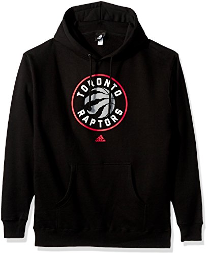 NBA Toronto Raptors Men's Full Primary Logo Fleece Hoodie, Small, Black