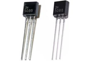 PMMCON of 50 Pcs,TO-92 2N5089 NPN Amplifier Transistor