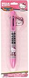 Hello Kitty Sanrio 6-In-1 Multi Colored Pen - Grey, Baby Blue, Green, Red, Orange, Purple