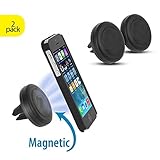 Car Mount, RKINC [2 Pack] Universal Air Vent Magnetic Car Mount Holder for Smartphone iPhone 7 Plus 6S 6 5s 5 SE, Galaxy S8 S7 S6 Edge, Note 5 4 2 and Mini Tablets(Compatible with most Case)