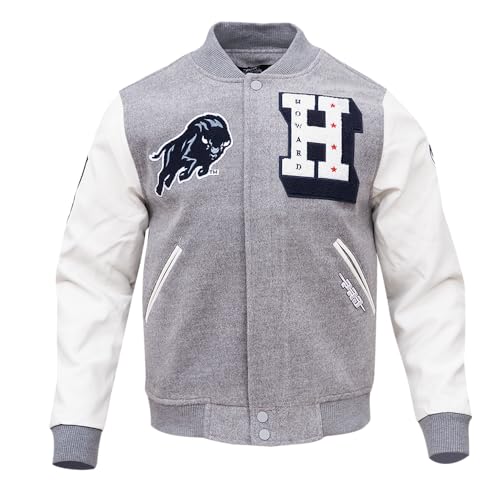 Pro Standard Mens Ncaa Howard University College Classic Chenille Varsity Jacket