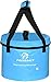 Freegrace Premium Collapsible Bucket - Multifunctional Folding Bucket - Perfect Gear for Camping, Hiking & Travel (Blue, 10L(Upgraded))