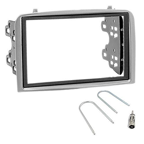 Sound-way - 2 DIN in dash car stereo adapter mounting fascia kit for Alfa Romeo 147 / GT with mounting tools - KA11-188