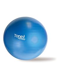 Tone Fitness Stability Ball Exercise Ball   Exercise Equipment