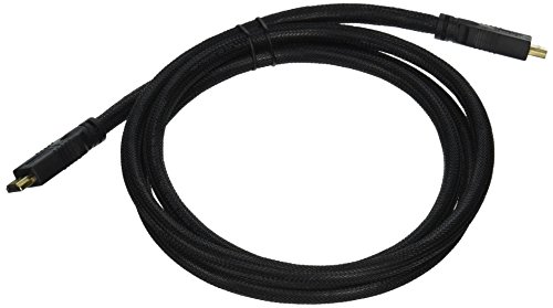 Monoprice Commercial 6ft 24AWG CL2 High Speed HDMI Cable w/ Net Jacket - Black