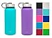 Simple Modern 32oz Summit Water Bottle 2 Pack - Two Vacuum Insulated 18/8 Stainless Steel Wide Mouth Hydro Travel Mugs - Powder Coated Double-Walled Flask - Caribbean Blue/Lilac Purple