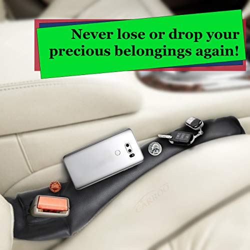 2 Car Seat Gap Fillers for Pets - Anti-Accident, Prevents Distraction from Pets While Driving - Stop Losing Items in Your Car – 1-Size-Fits-All - Easy Cleaning Solution – Fits Most Vehicles - Thumbnail 2