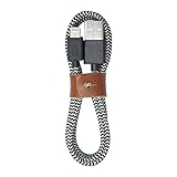 Native Union BELT Cable [Apple MFi Certified] for Apple Lightning Devices - 4ft Lightning to USB Charging Cable with Strap (Zebra)