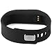 SURMOS Smart Sport Bracelet TW64 Smartband Wristband Fitness Tracker Bluetooth 4.0 Time Display Flexible Watch Bracelet (Black)