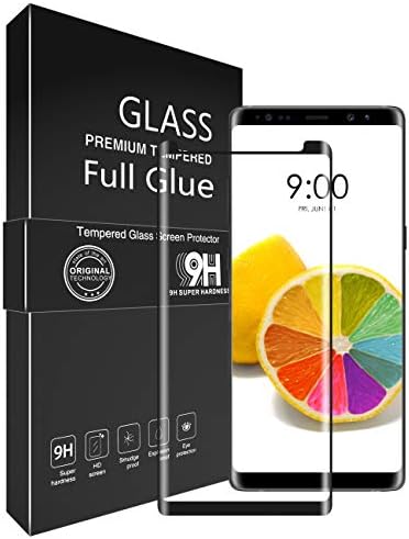 [1 PACK] INGLE Compatible With Samsung Galaxy Note 9 Screen Protector,9H Hardness Bubble Free Tempered Glass with Lifetime Replacement Warranty-Full Glue