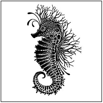 クリアスタンプシール 子供漫画クリアシリコンゴムシールスタンプ タツノオトシゴパターンdiyシリコンクリアスタンプ スクラップブックエンボス写真アルバムグリーティングカードノートの装飾 輸入 素敵な手作りギフト