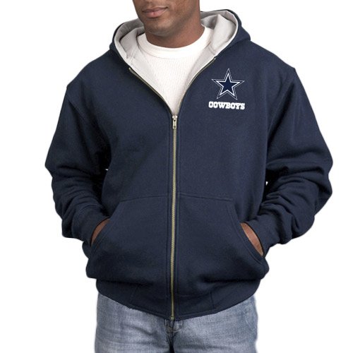 Dunbrooke NFL Craftsman Full Zip Thermal Hoodie, Dallas Cowboys