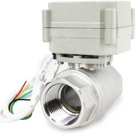 Akent Motorized Ball Valve AC/DC 9-36V NPT Stainless steel Normally Closed CR2-02 (1")