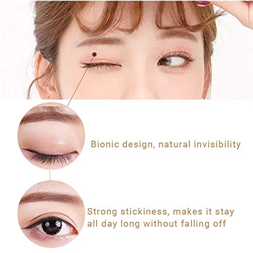 72 Pairs Natural Invisible Double Eyelid Tape - Breathable Adhesive Eyelid Stickers,Suitable for Uneven Single Eyelid,Droopy, Uneven, Mono-eyelids,Wide and Narrow Two Types(Narrow Type) - Thumbnail 6