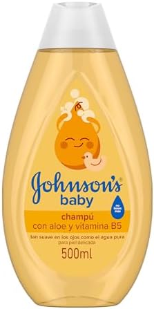 Johnson's baby classic shampoo, cabelos macios, com brilho e hidratados - 500 ml
