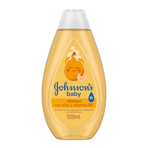 Johnson’s BabyChampú clásico con fórmula No llores más (500 ml), champú infantil para niños y bebés hipoalergénico y con pH equilibrado, champú sin sulfatos ni parabenos
