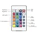 LUNSY RGB Puck Light, Color Changing Under Cabinet Lighting, Wireless Under Counter Shelf RGBW Closet Lighting for Bedroom Hallway Cabinet Wardrobe, 16 Colors, 4 Modes - 6 Pack
