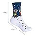 Great Value New Year Gift Cute Funny Cartoon Pattern Colorful Fuzzy Cotton Casual Crew Thin Dress Festive Holiday Santa Christmas Socks, One Size Multi-Colors 6-Pack