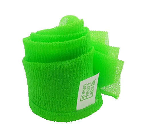 ExfoliMATE | Magic Exfoliating Shower Cloth Gently Removes Dead Skin for a Youthful Clear Complexion (GREEN)SUPER DEAL