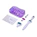 6 in 1 Microneedle Derma Roller Kit for Face and Body, 300/720/1200 Titanium Dermaroller Facial Roller