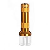 Bestpriceam Zinc Alloy Electric Metal Grinder Herb Tabacco Crusher Grinder Cracker (Gold)