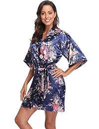 Túnica de satén floral para fiestas o bodas.