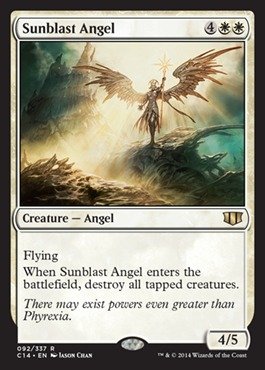 Magic: the Gathering - Sunblast Angel - Commander 2014