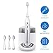 Sonic Electric Toothbrush with UV Sanitizer charging case,Rechargeable Power Electric Toothbrush 3 Brushing Modes with Memory Function, 2 Mins timer,3 DuPont Brush Heads,IPX7 Waterproof