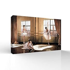 Impressionist City Painting for Bedroom Living Room