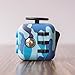 Coopei Fidget toys Cube for Fidgeters! Stress Relief Anxiety Attention Desk Toy for Adult and Children (Blue)