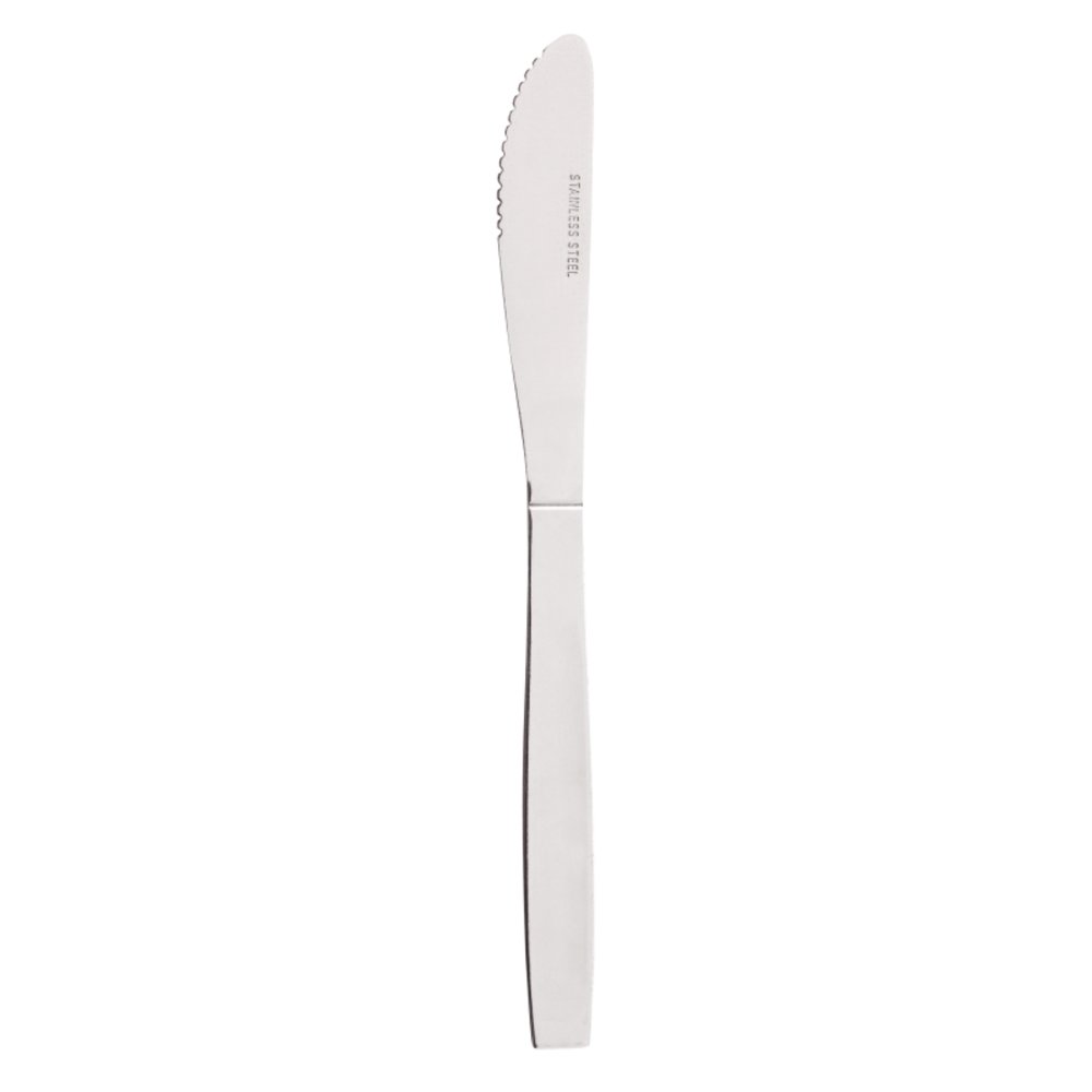 Olympia C116 Kelso Table Knife, High Polish Finish, 18/0, Stainless Steel, 214 mm Length (Pack of 12)