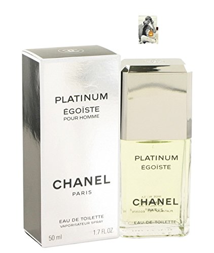 Egoisté Plátinum Chánél Cologne For Men Eau De Toilette Spray 1.7 oz Free! GS cologne 0.05 oz