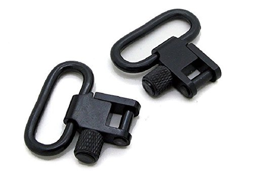 Savage Island 1" Quick Release Rifle Sling Swivels for Screw Wood Studs & Bipods