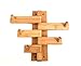 Mato Towel Bar Hanger Wood Bamboo Wall Mount Holder Organizer