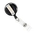 LGEGE 20Pcs NEW Black Keys-ids-badges ID Badge Key Card Name Tag Holders（Retractable Reel）with Belt Clip