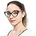 SOOLALA Ladies 50mm Lens Fashion Designer Cat Eye Reading Glasses Customized Strengths, 3mix, x2.5